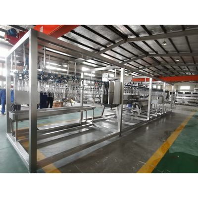 220V / 380V γραμμή σφαγής κοτόπουλου 500 Bph λύση επεξεργασίας πουλερικών